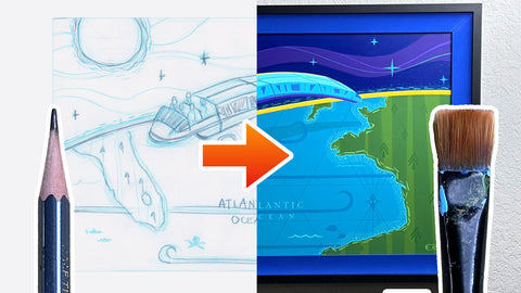 From Sketch To Painting: "The Adventure Continues"