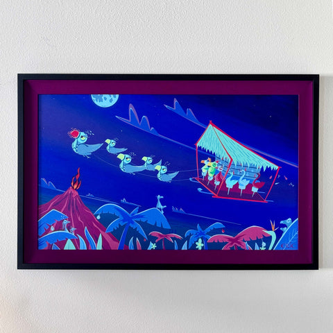 And To All A Good Night Original Painting