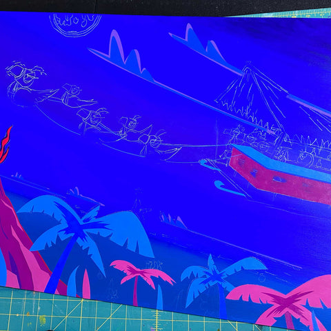 And To All A Good Night Original Painting