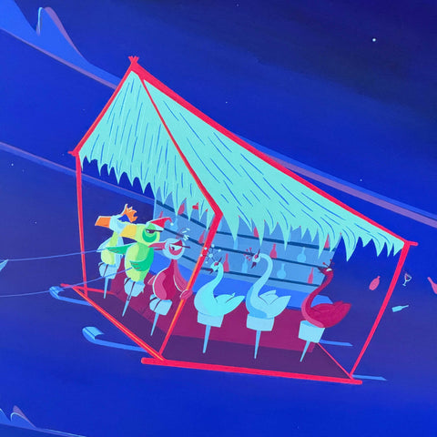 And To All A Good Night Original Painting