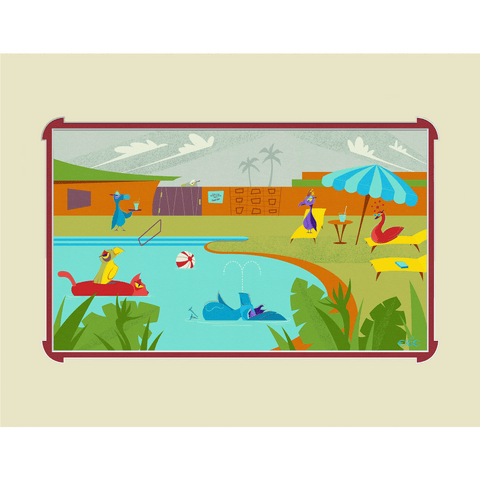 Last Swim Before Checkout