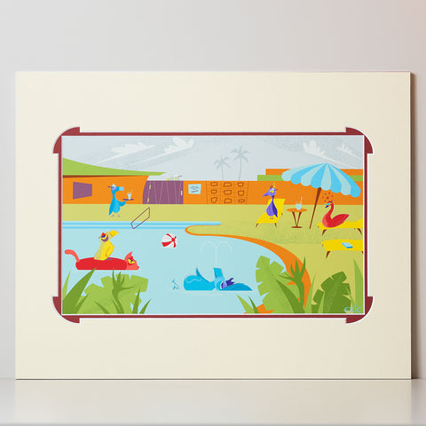 Last Swim Before Checkout