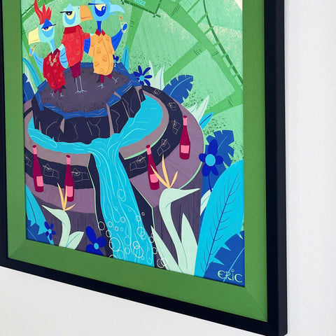 A Night At The Ranch Original Painting